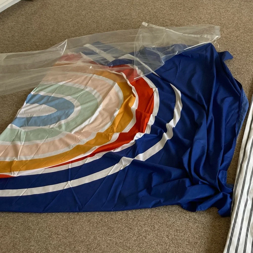 Rainbow Shower Curtain | Pride Month! | Room Essentials - Picture 3 of 4